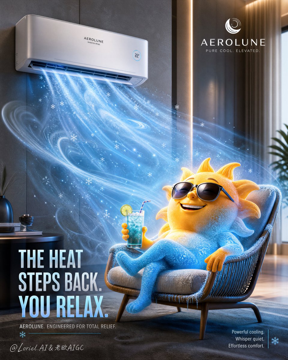 Luxury Desert Air Conditioner Advertisement