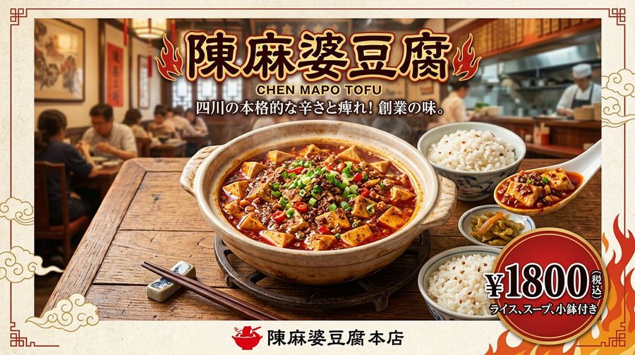 Japanese-Style Mapo Tofu Poster