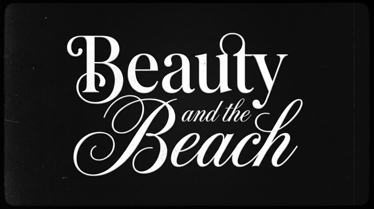 Elegant Typography on Black Background