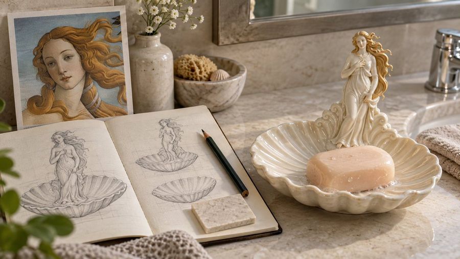 Venus Soap Holder Bathroom Interior Design