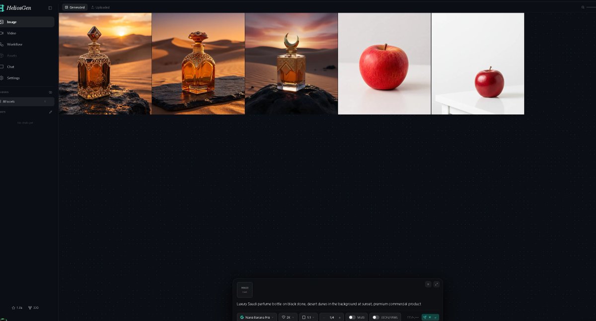 Dark Mode AI-Generated Dashboard Screenshot