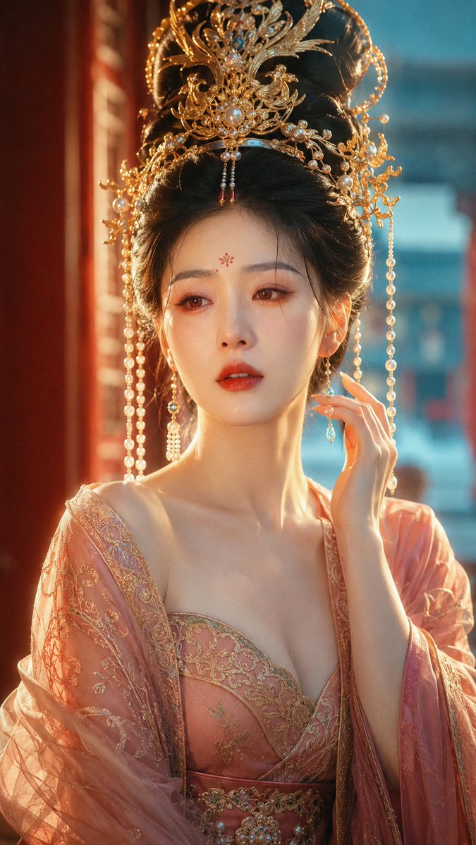 Tang Dynasty Classical Beauty CG Portrait