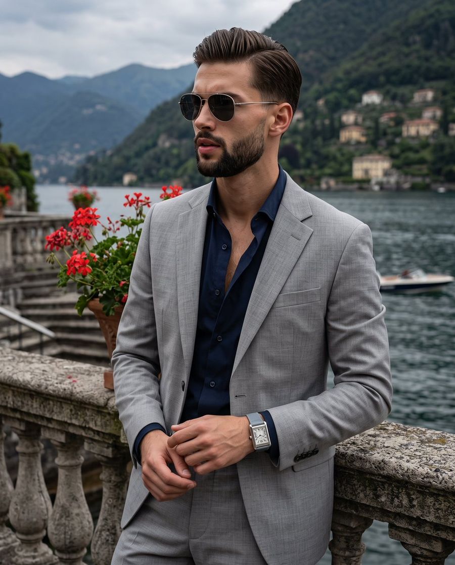 Lakeside Terrace Luxury Portrait