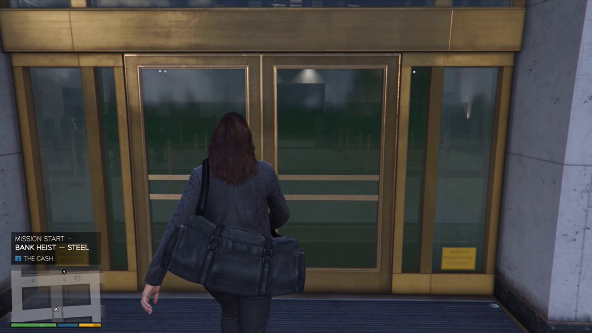 GTA-Style Bank Robbery Game Sequence