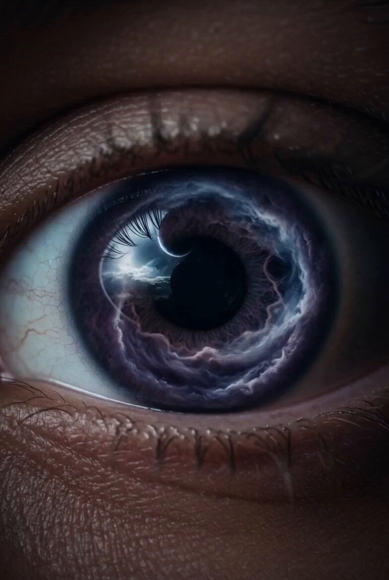 Cosmic Eye of God DNA Helix
