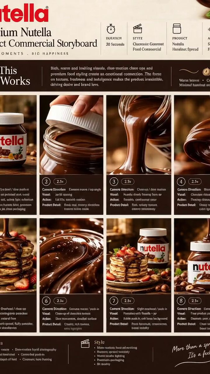 High-End Nutella Commercial Project
