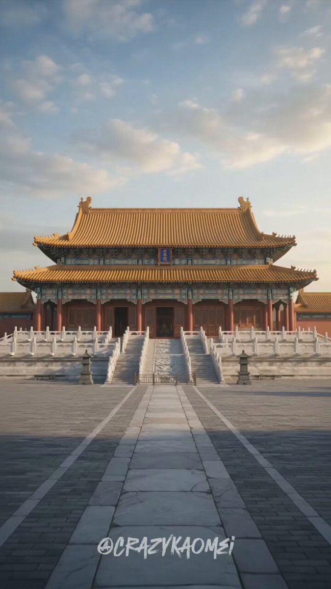 Forbidden City Hall of Supreme Harmony Dragon Transformation
