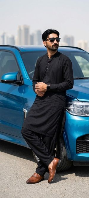 Luxury Car Fashion Portrait