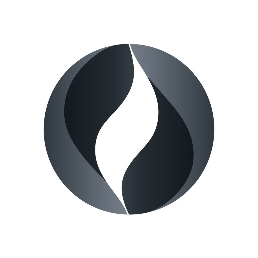 Minimalist Dark Circular Logo