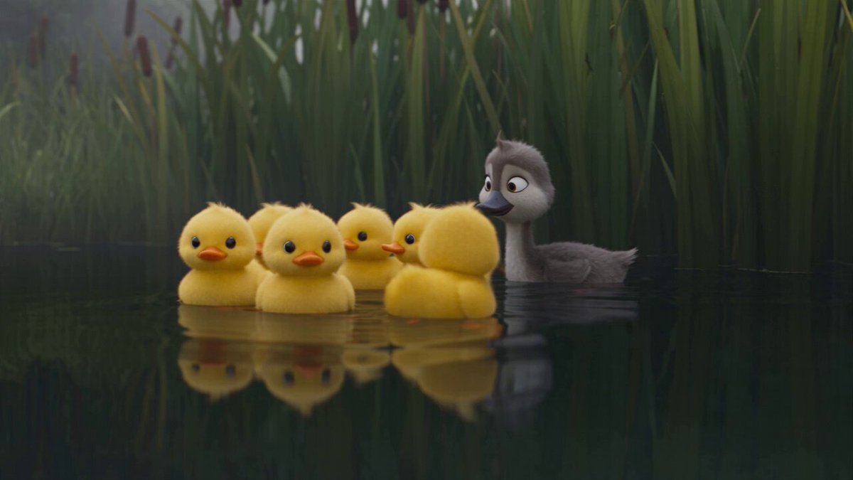 3D Storybook Swan Animation