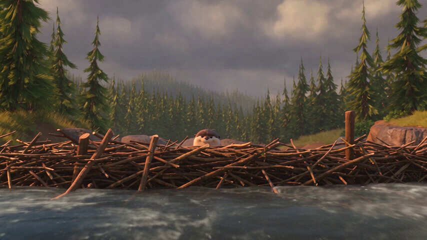 3D Animated Little Otter Comedy