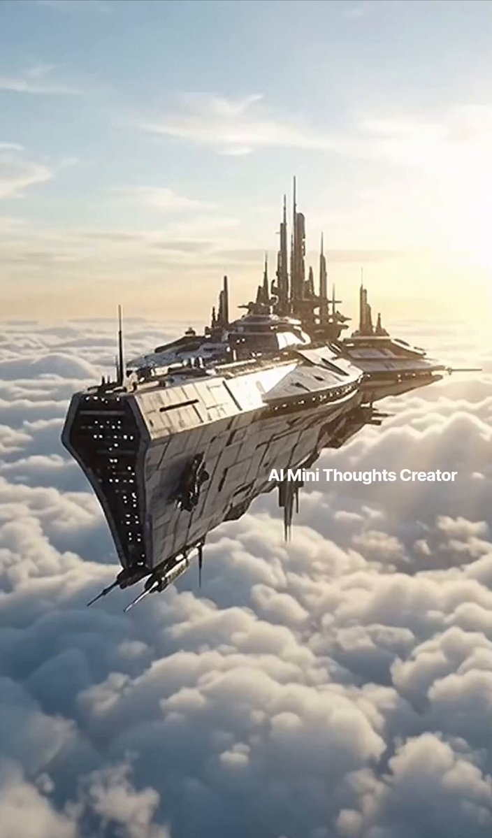 Futuristic City Spaceship Sci-Fi Prompt