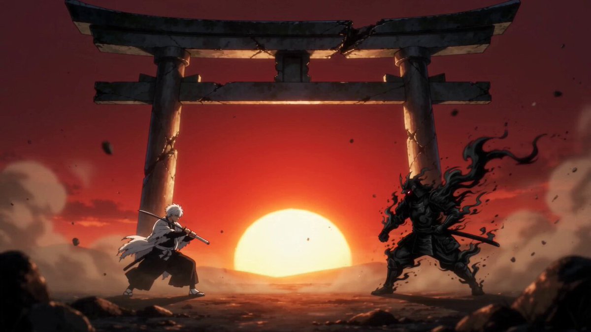 Cinematic Anime Battle Sequence