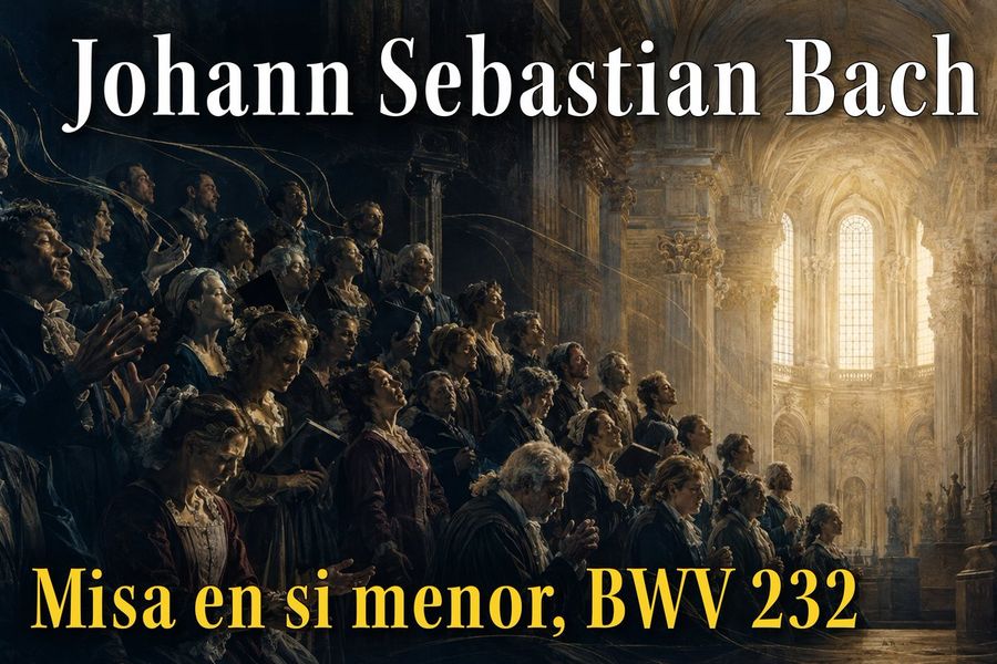 Bach Mass in B Minor Choral Illustration