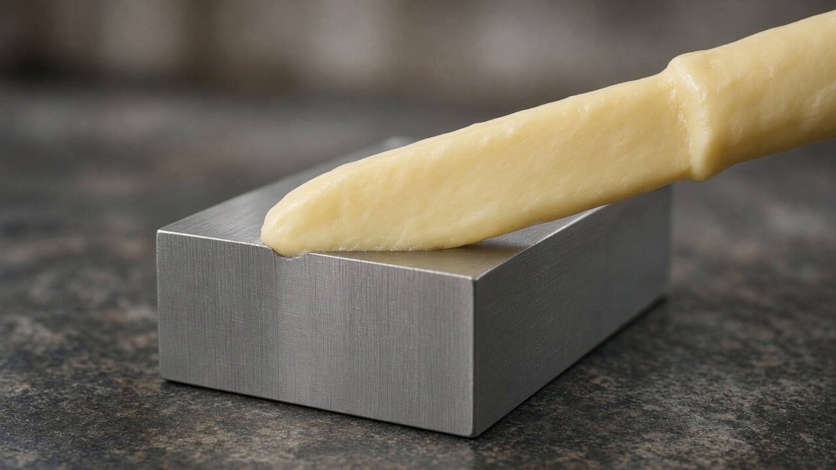 Grok Imagine Surreal Video Prompt: Butter Knife