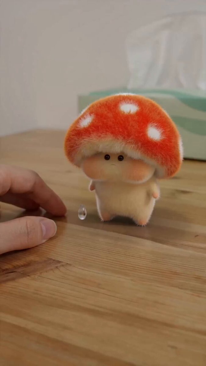 Cute Mushroom Creature Emotional Video