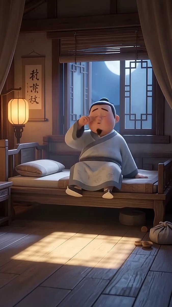 Pixar-Style "Quiet Night Thought" Comedy Video