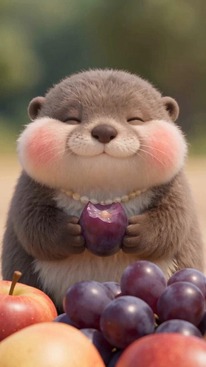 Otter and Fantasy Creature Friendship