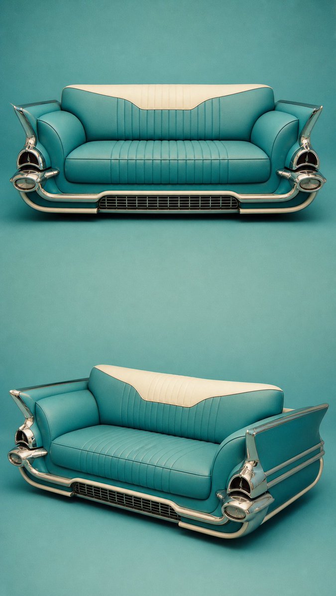 Retro Car Sofa Design Concept