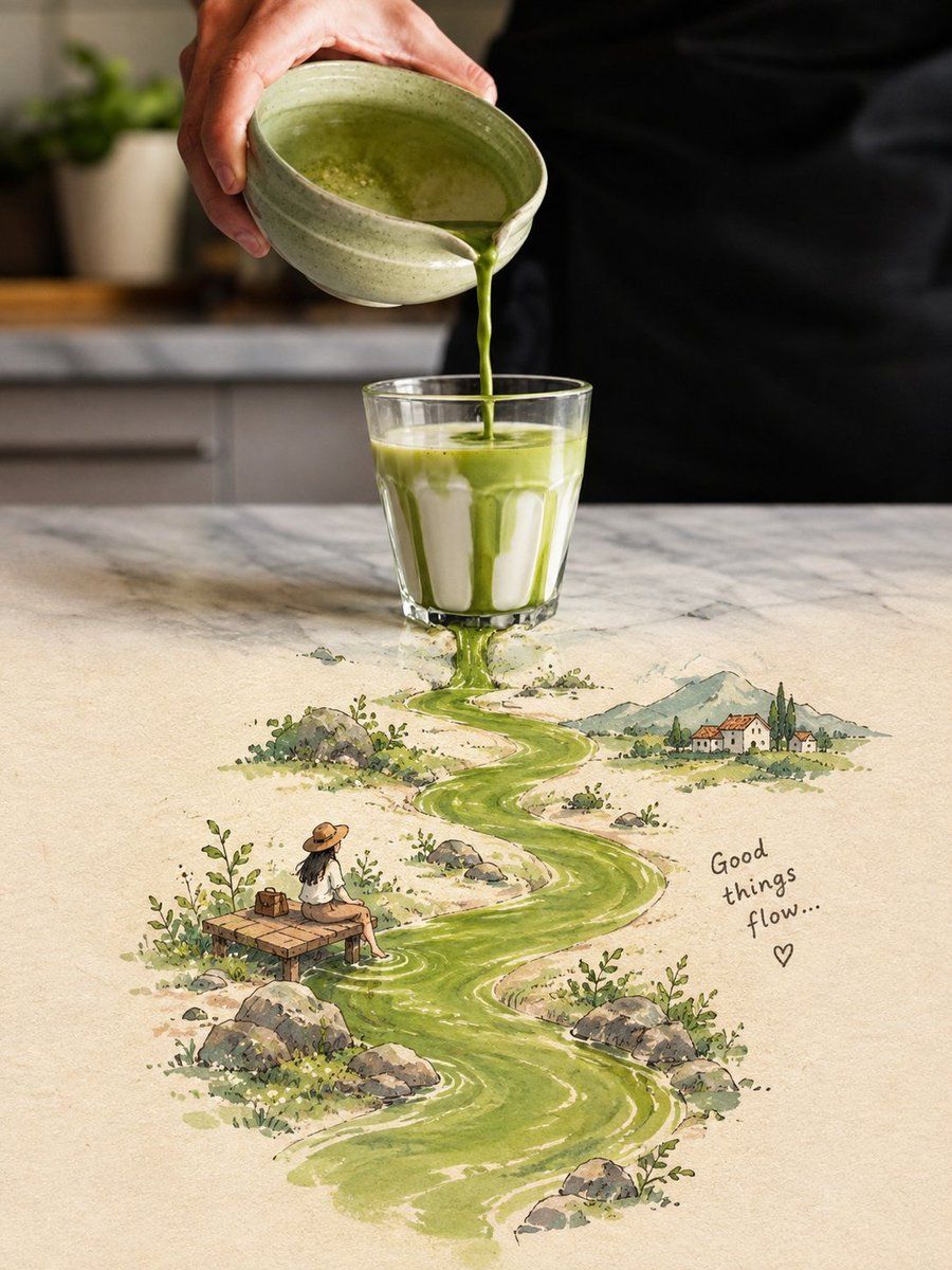 Surreal Food Storybook Illustration Conversion