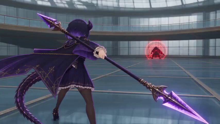 Gothic Dragon Girl Anime Battle