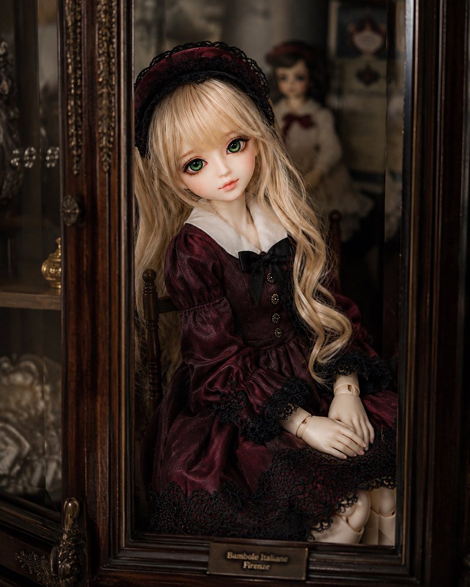 Antique Cabinet Ball-Jointed Doll