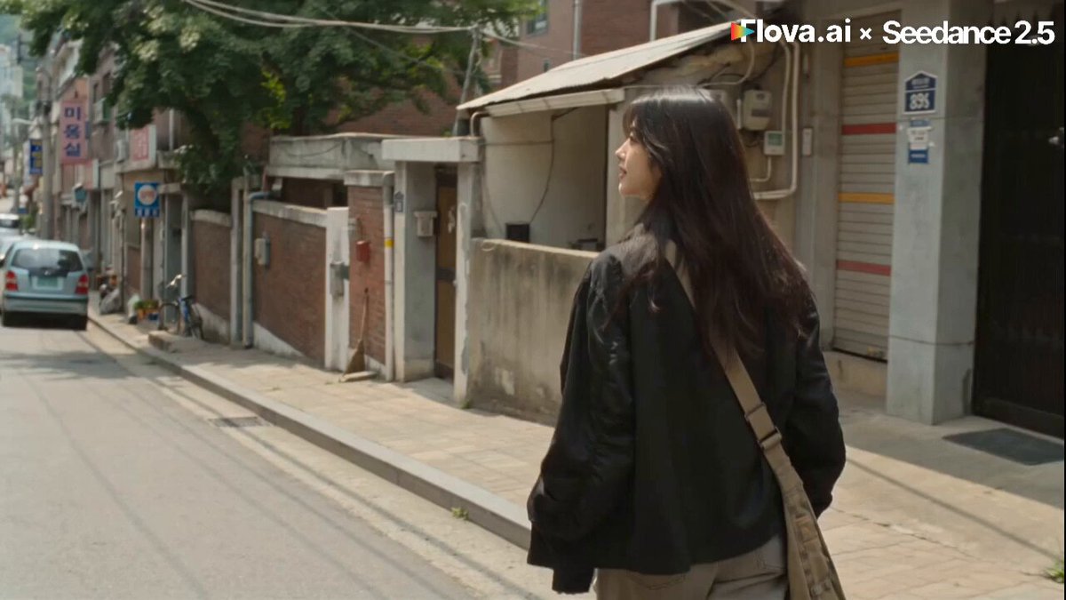 Korean Woman with Bubbles in Seoul DV Style Video