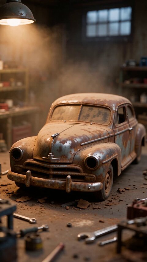 Miniature Vintage Car Restoration Timelapse
