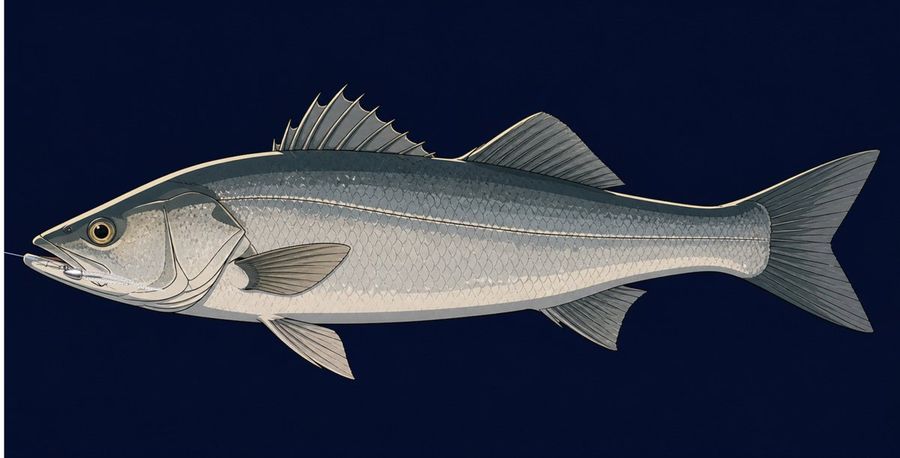 Hooked Sea Bass Concept Art