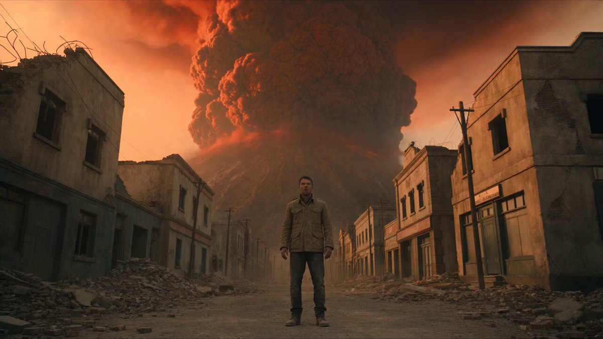 Volcanic Disaster Thriller Sequence