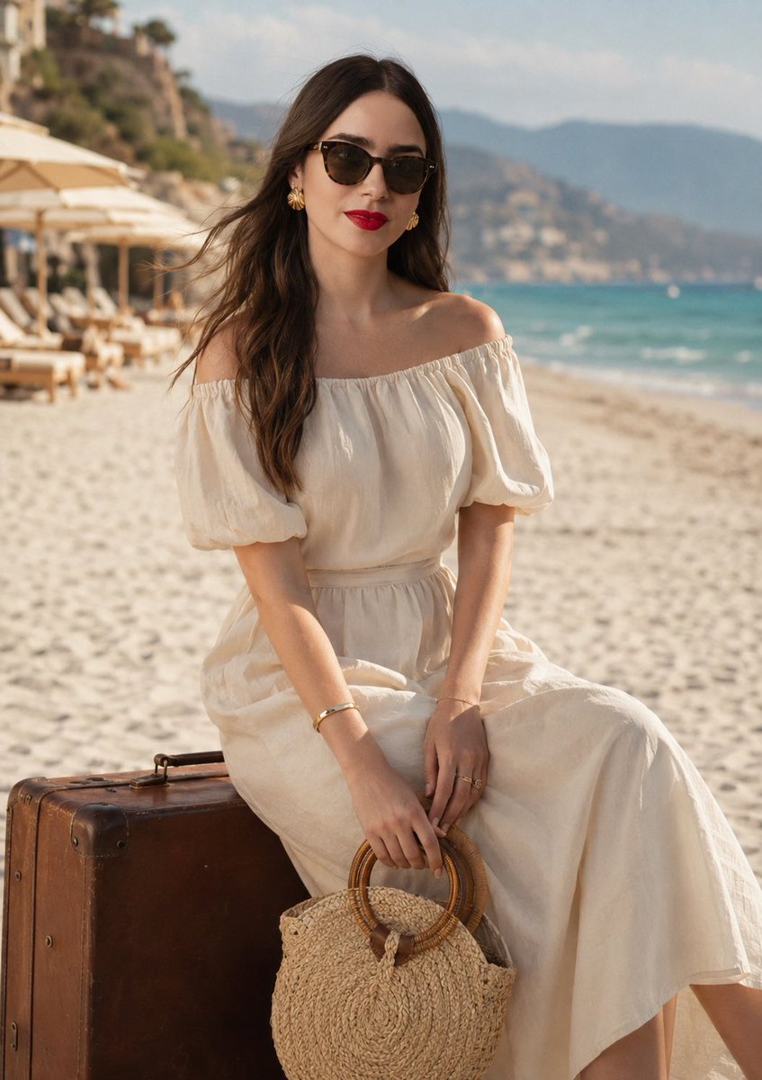 Luxury Mediterranean Resort Fashion Editorial