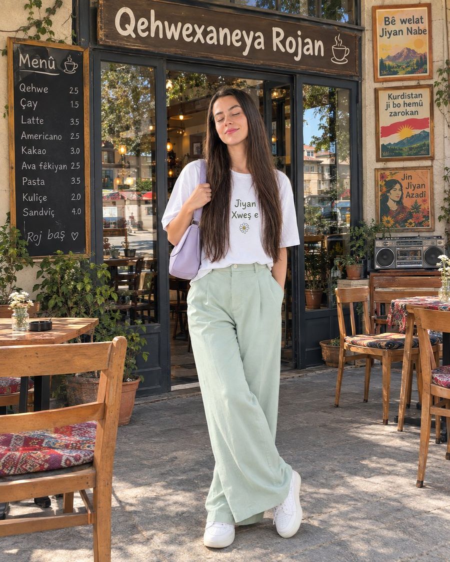 Street Style Female Portrait Prompt