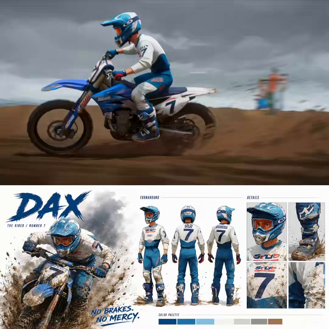 Cinematic Anime Motocross Track