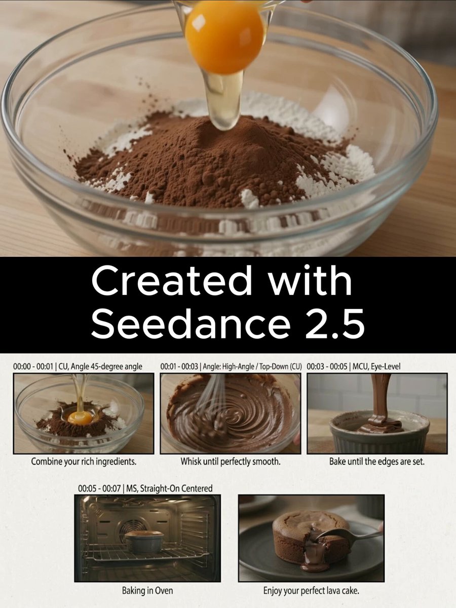 Chocolate Lava Cake Commercial