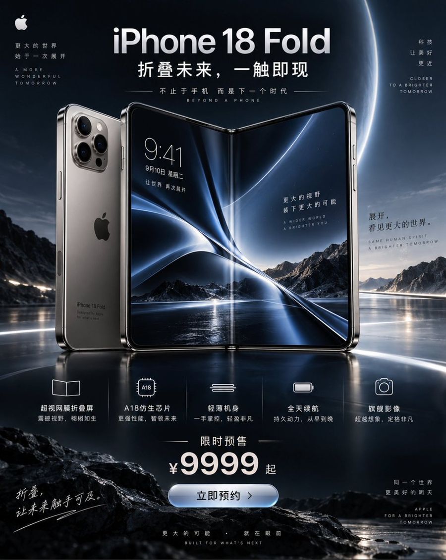 iPhone 18 宣传海报
