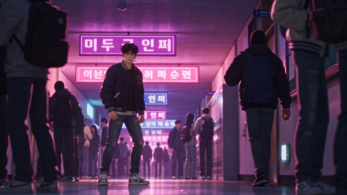 Korean School Rescue Action Anime