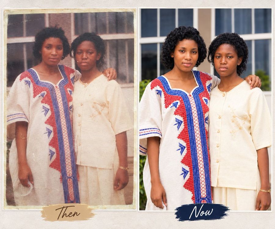 Vintage Portrait Photo Restoration