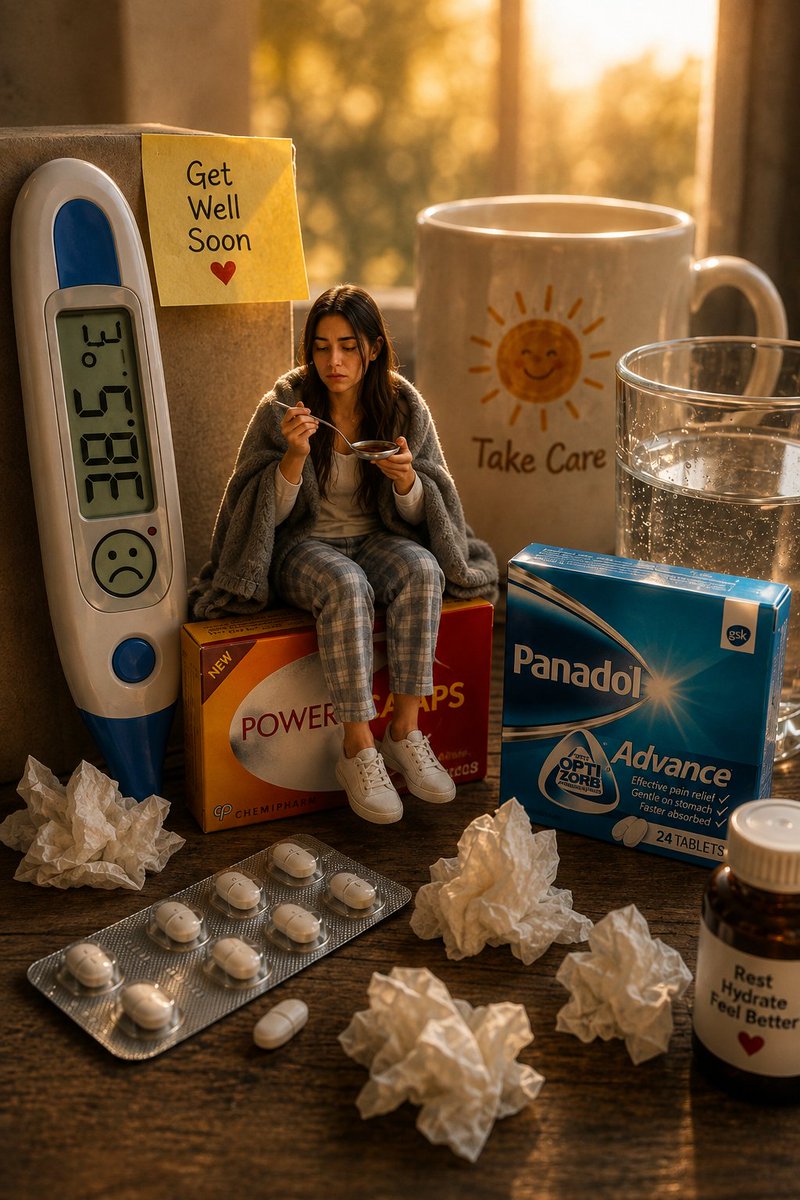 Miniature "Sick Day" Diorama