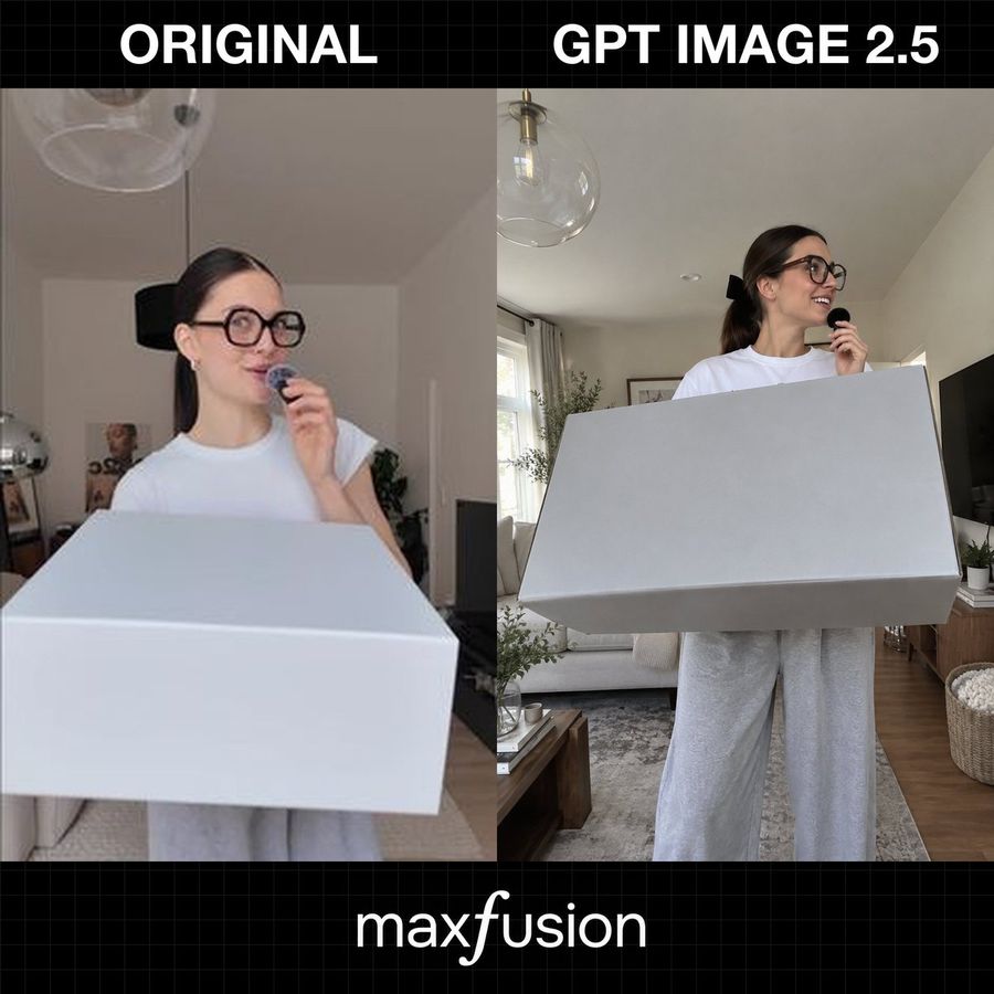 AI Photo Redraw Side-by-Side Comparison