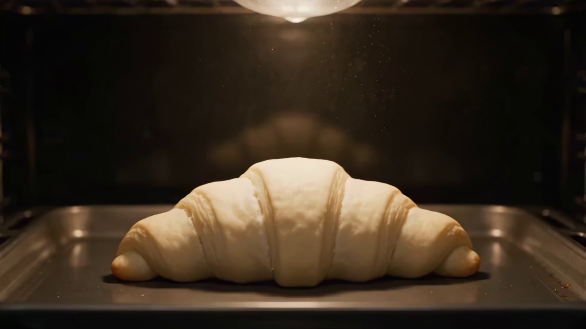 Croissant Baking Time-lapse