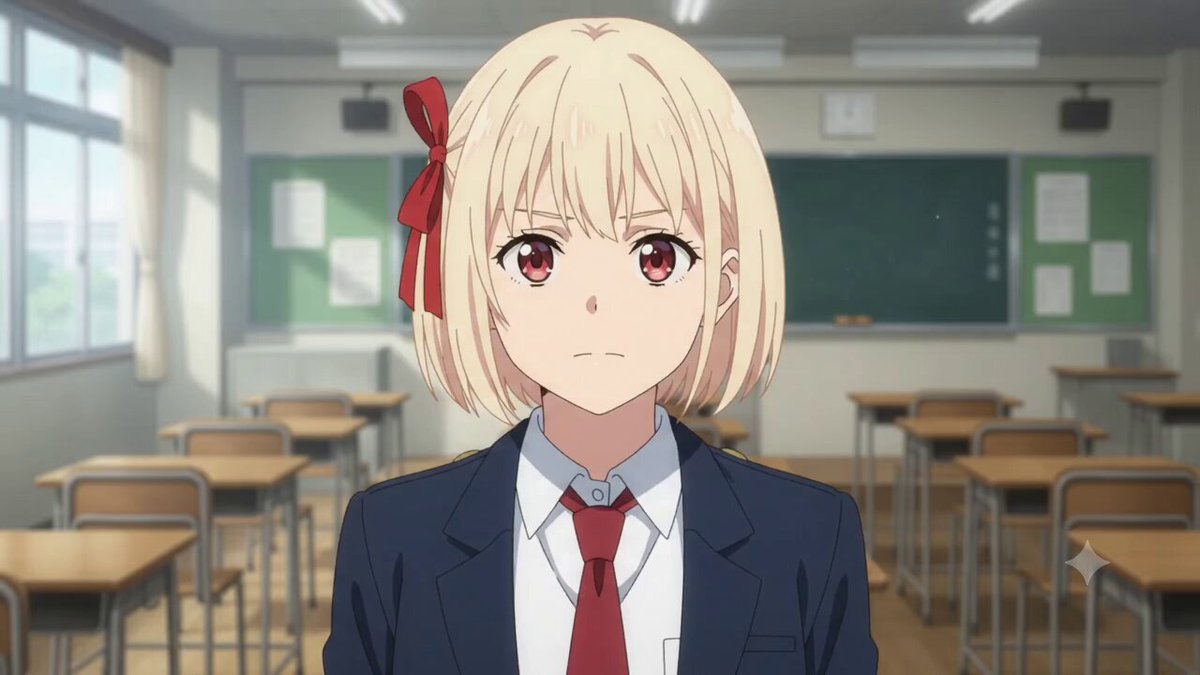 Chisato Nishikigi Anime Animation
