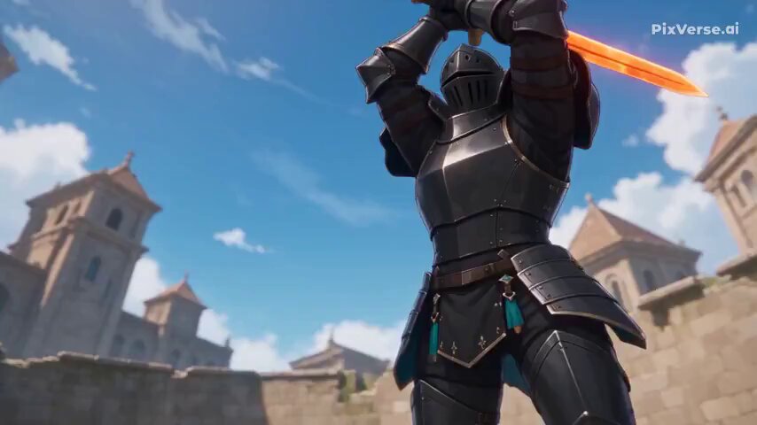 Anime Style Rapier Combat Scene