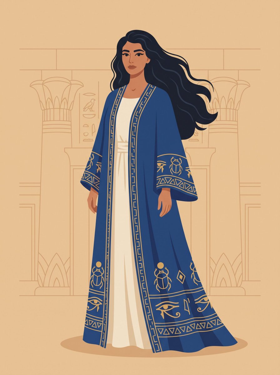Ancient Egyptian Style Illustration