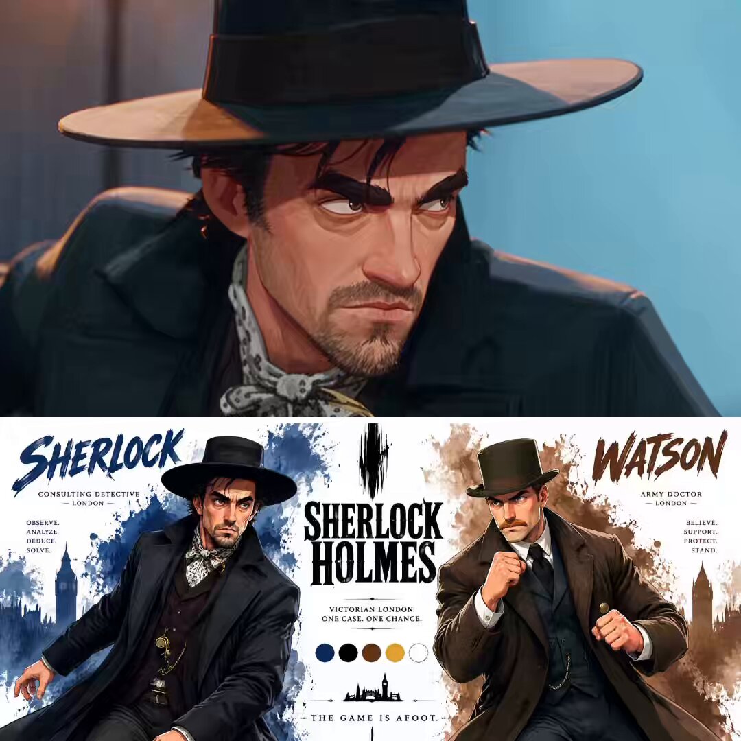 Victorian London Anime Scene