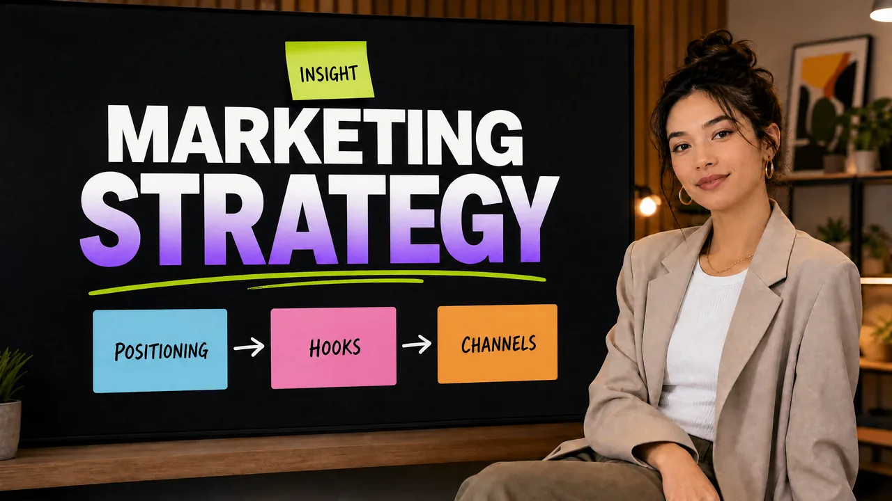 Marketing strategy and creative brief produced from market research