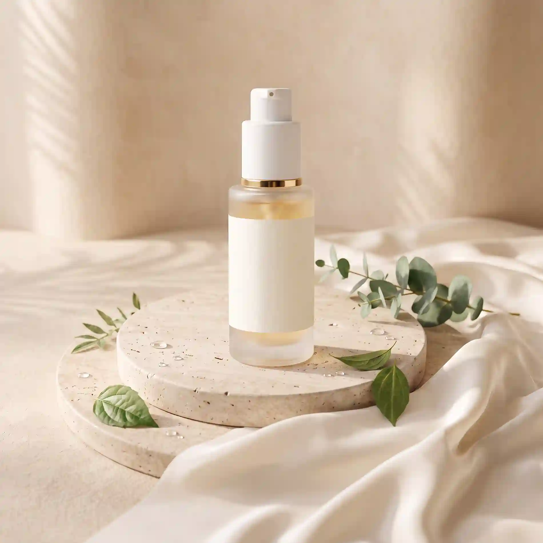 AI product photography result with a product placed in a polished ecommerce scene